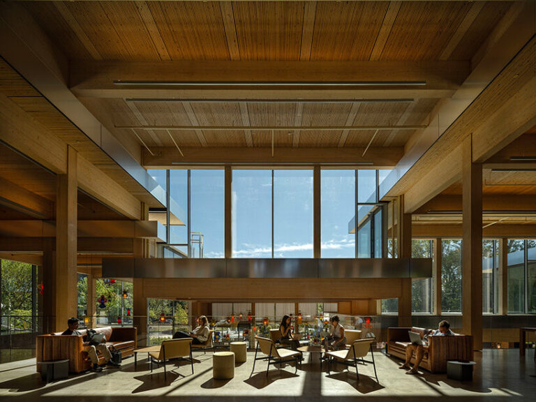 bjarke ingels' johns hopkins center is a 'climbing village' of boxes