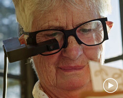 how can blind patients see and read again? scientists use eye implant with tiny solar cells