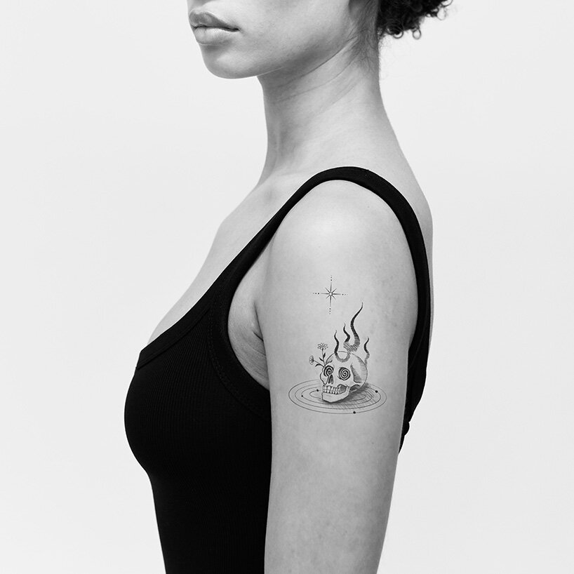 Colección de arte corporal: tatuajes de Lawrence Weiner, Peter Marino y más, a subasta