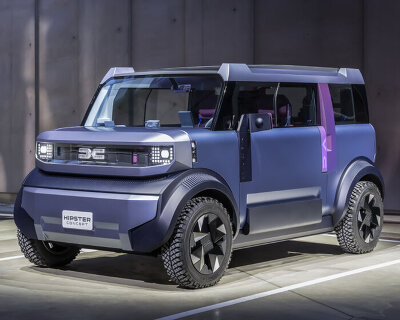 dacia hipster concept car aims to reduce carbon footprint of current electric vehicles by half