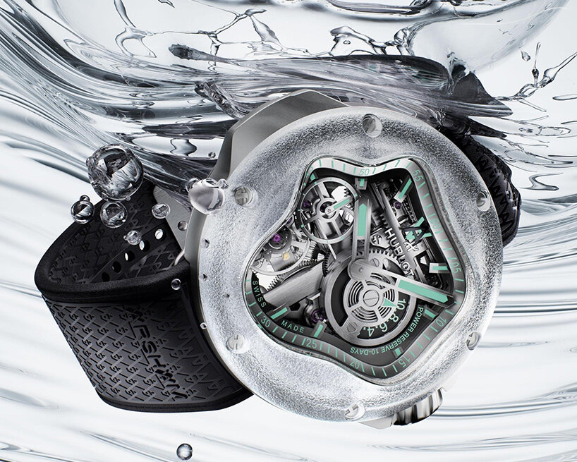 daniel arsham hublot wristwatch