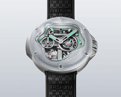 daniel arsham sculpts his first hublot wristwatch to capture movement of rippling waters