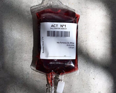 from blood bags to mini TVs, explore the quirky fashion week invitations that broke the mold