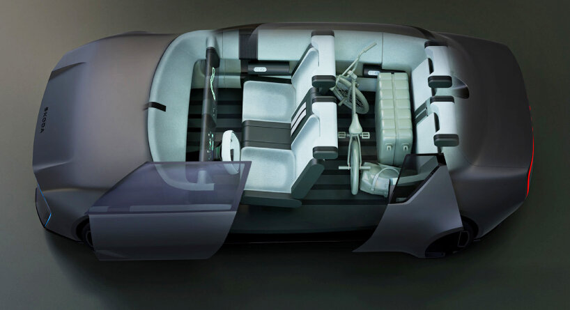 Cuando los asientos traseros están plegados, los usuarios pueden guardar bicicletas y otros equipos allí.