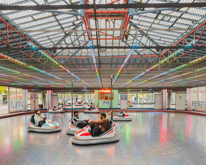 franck bohbot captures vienna's historic amusement park as gallery of sculptural forms