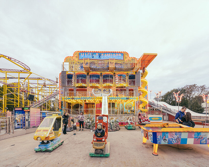 franck bohbot captures vienna's historic amusement park as gallery of sculptural forms