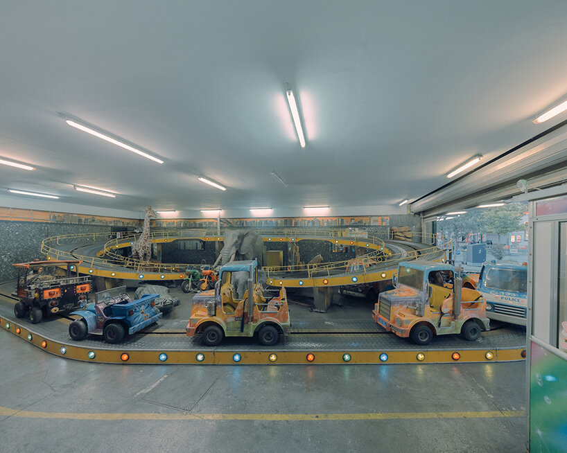 franck bohbot captures vienna's historic amusement park as gallery of sculptural forms