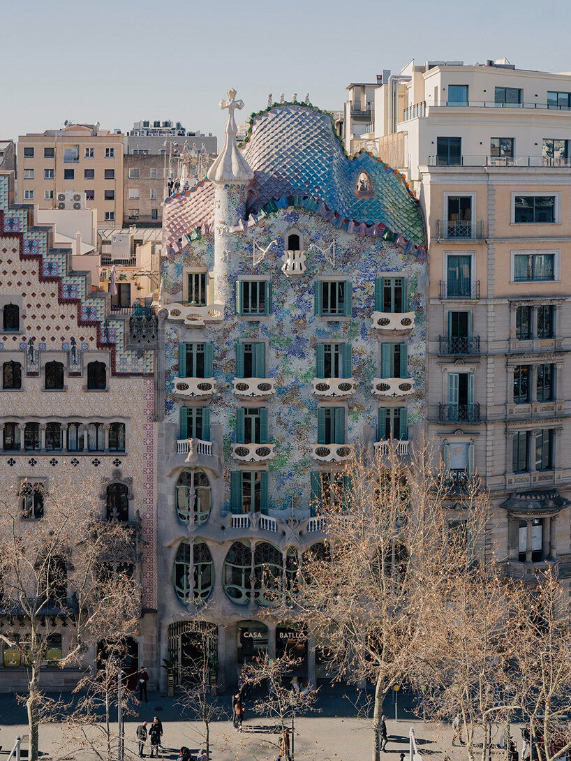 gaudí’s casa batlló reopens hidden apartment as gallery for contemporary art by mesura