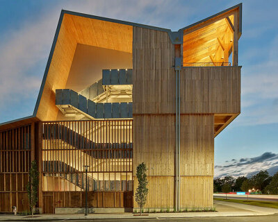 grafton architects arrives at university of arkansas with passive, mass-timber building