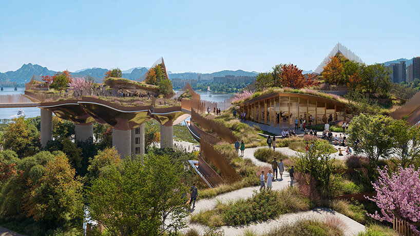 heatherwick studio breaks ground on soundscape, a public park on seoul's nodeul island