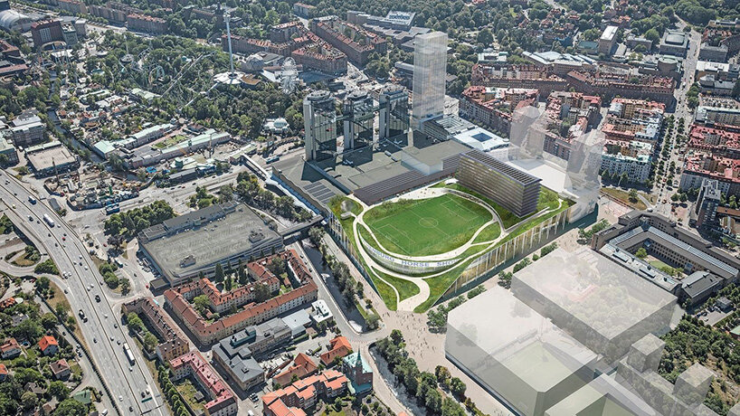 Herzog & de Meuron lidera la propuesta de reutilización adaptativa para el futuro complejo de estadios de Suecia