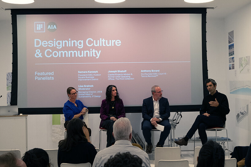 iF DESIGN and AIA new york discuss designing culture and community for urban life