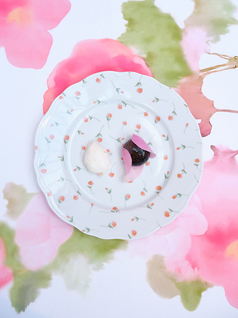 india mahdavi’s rose-draped speakeasy for we are ona pops up in paris during art basel