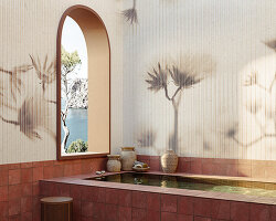 wallpaper collection flamenco dances with walls through sophisticated form, color & texture