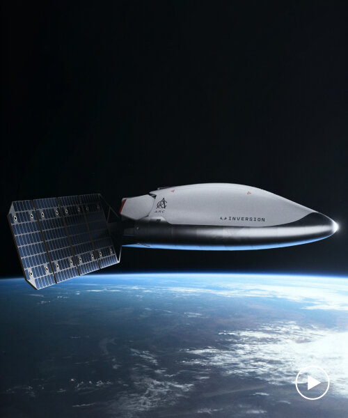inversion debuts arc, the first space delivery vehicle that transports materials to earth