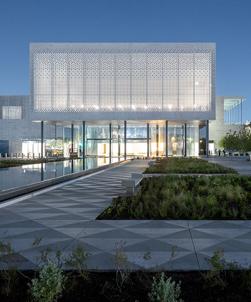 farshid moussavi shapes houston's luminous ismaili centre with perforated screens