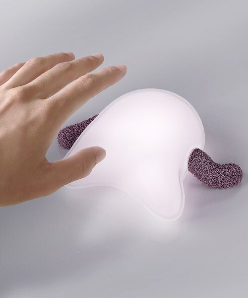 jelly-like companion trutru changes skin, temperature and personalities when users touch it