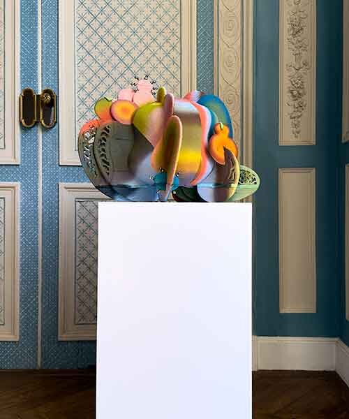 jolie ngo shows vibrant 3D-printed ceramics with apple at design miami.paris