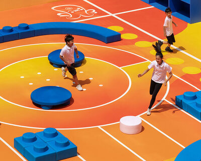 LEGO and NIKE team up to reimagine shanghai primary school as modular sports playground