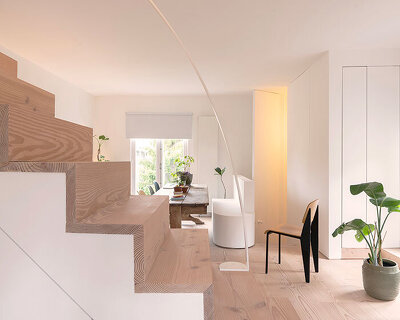 DHaus redesigns a parisian-inspired micro apartment in the heart of london