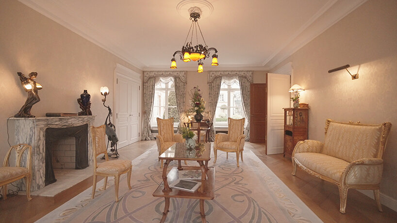 Perrier-jouët, ubicada en la maison Belle Époque, tiene la colección privada Art Nouveau más grande de Europa