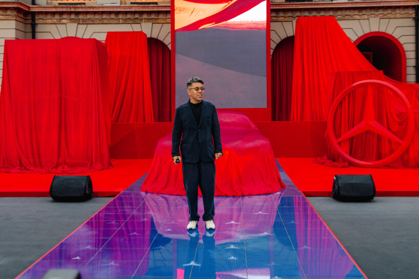 MAD's Ma Yansong present at the world premiere of the show car in Shanghai