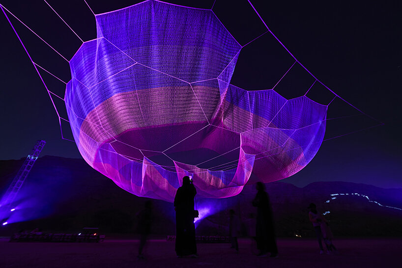 light festival noor riyadh illuminates city with interactive installations 'in the blink of an eye'