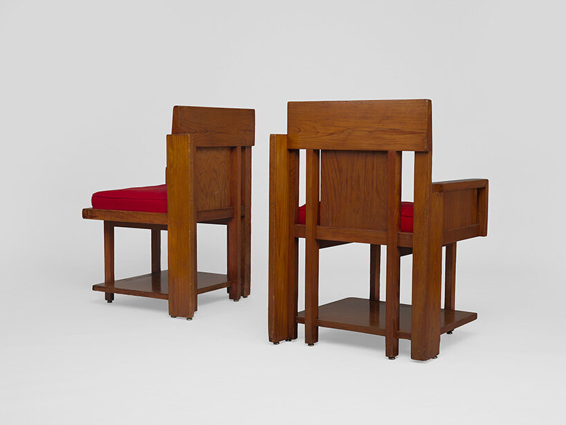 reconstructed and unbuilt frank lloyd wright chairs debut at museum of wisconsin art show