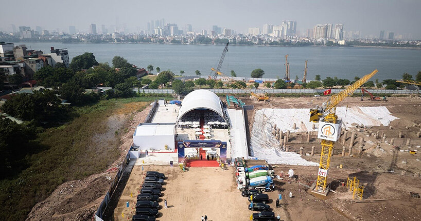 Renzo Piano inicia la construcción de la Ópera de Hanoi, con su cúpula reluciente