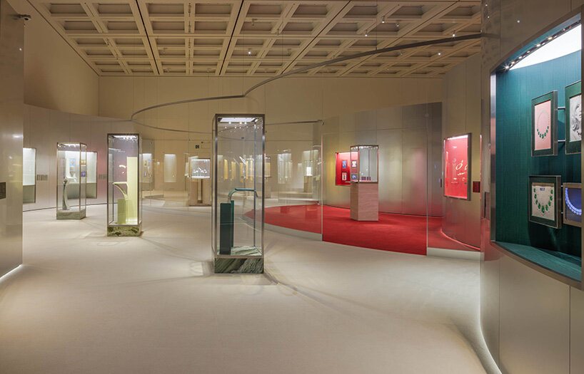 SANAA and formafantasma create kaleidoscopic landscape for bvlgari exhibition in tokyo