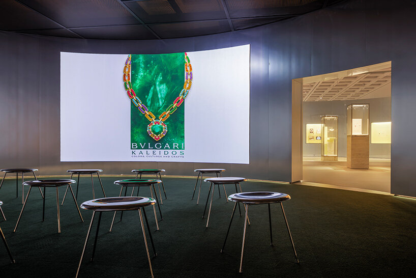 SANAA and formafantasma create kaleidoscopic landscape for bvlgari exhibition in tokyo