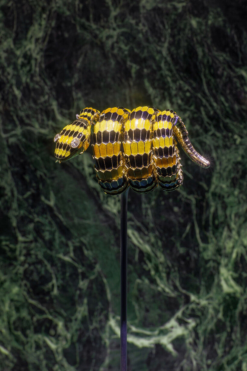 SANAA and formafantasma create kaleidoscopic landscape for bvlgari exhibition in tokyo