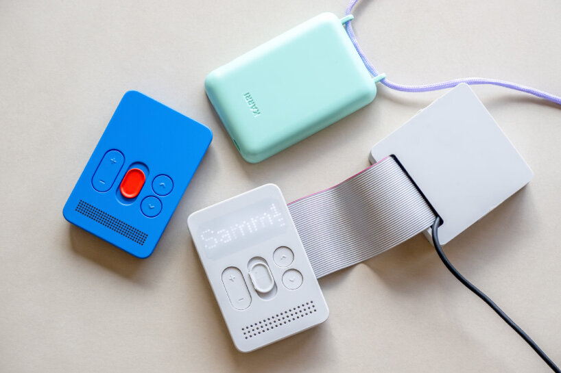 the device uses an LED matrix as the display