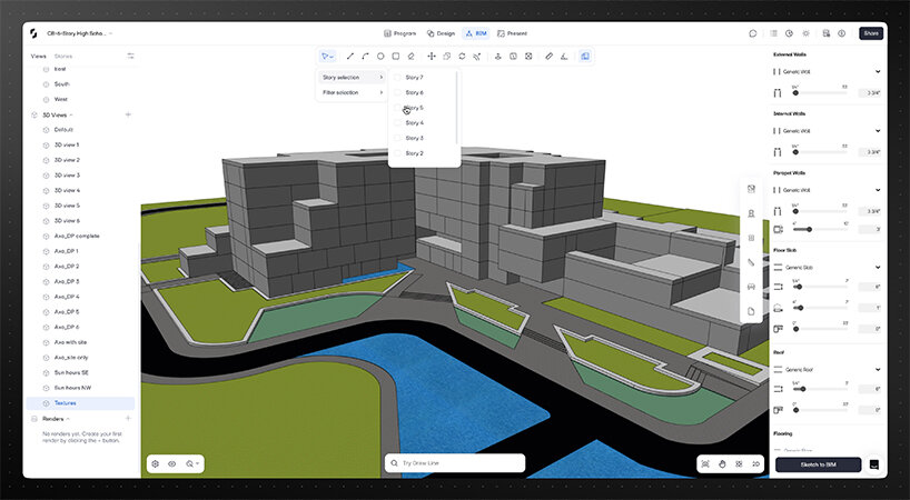 snaptrude uses AI to generate editable 3D architectural models from simple text descriptions