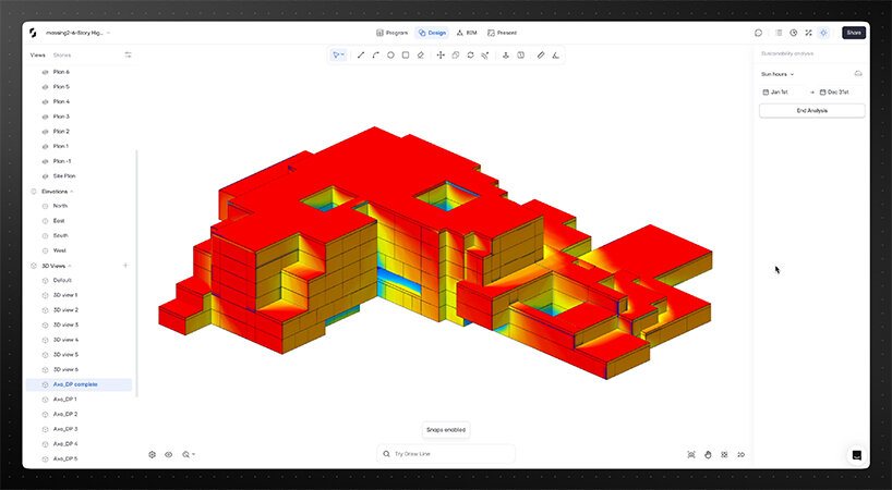snaptrude uses AI to generate editable 3D architectural models from simple text descriptions