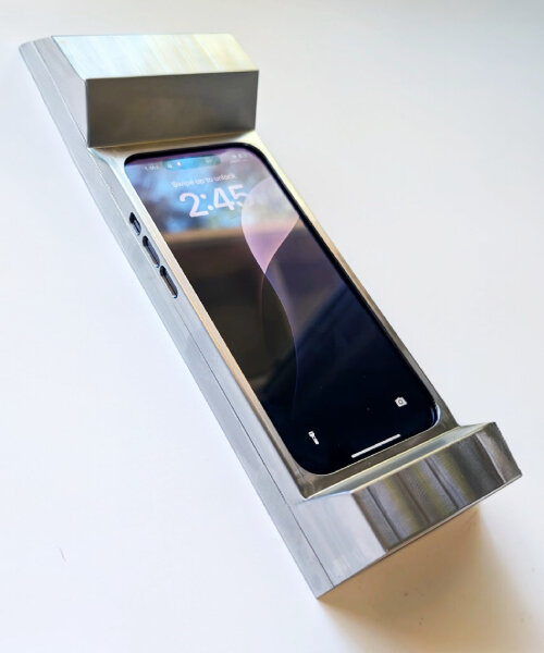 solid steel phone case is designed to be heavy, inconvenient and encourage less phone use