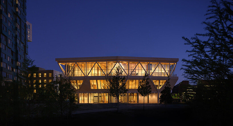 studio gang completes harvard's first mass timber building, a low-carbon landmark in boston