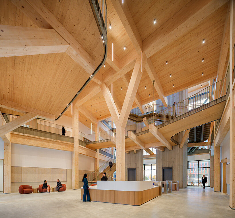 studio gang completes harvard's first mass timber building, a low-carbon landmark in boston