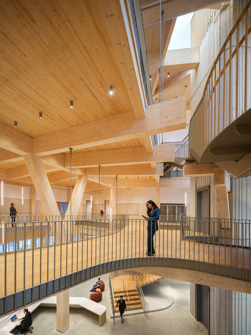 studio gang completes harvard's first mass timber building, a low-carbon landmark in boston