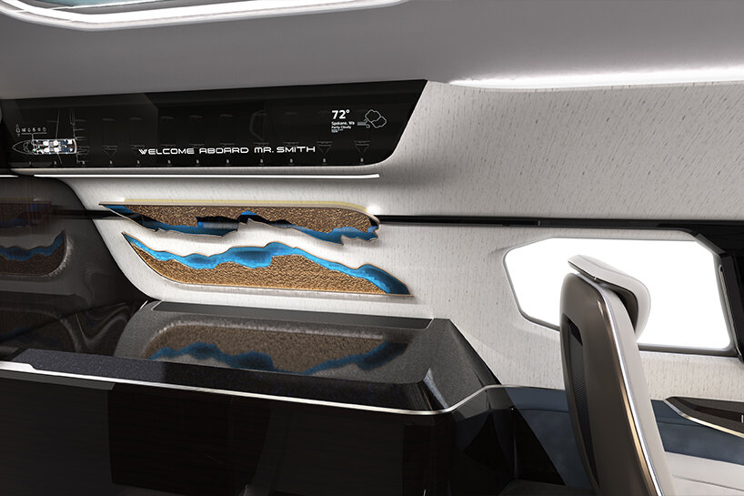 La cabina IP Proximus de Textron Aviation reinventa los aviones privados y los convierte en lofts digitales de lujo