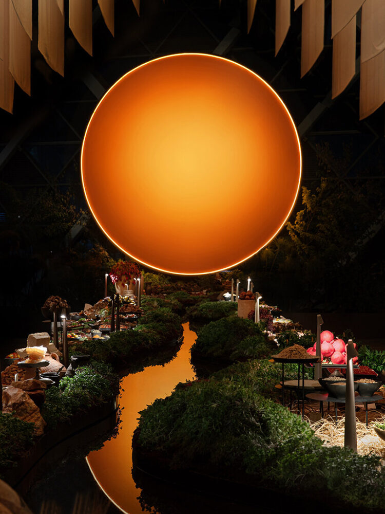 2025 Kings Feast alberga la instalación de alimentos al estilo del Nilo durante la Semana de los Alimentos de El Cairo