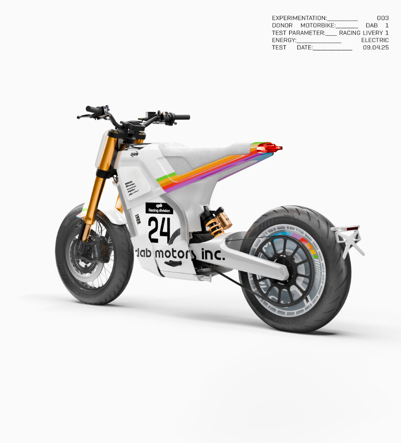 the model is a study of the identity of racing colors and their meaning