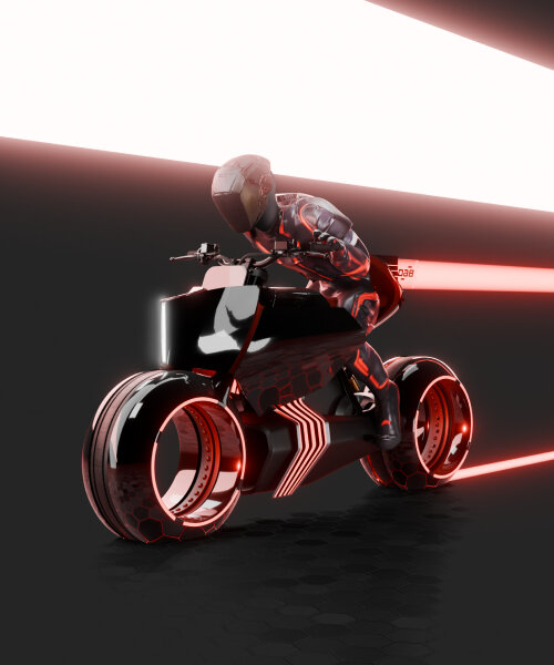 80s futurism, racing cars and airplanes give shape to DAB motors’ experimental motorcycles