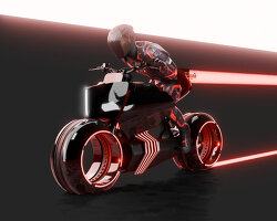80s futurism, racing cars and airplanes give shape to DAB motors’ experimental motorcycles