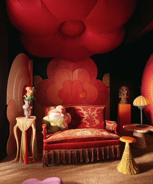 inflatable sculptures reimagine antiques as expressions of paradox in paris' iconic flea market