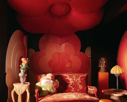 inflatable sculptures reimagine antiques as expressions of paradox in paris' iconic flea market