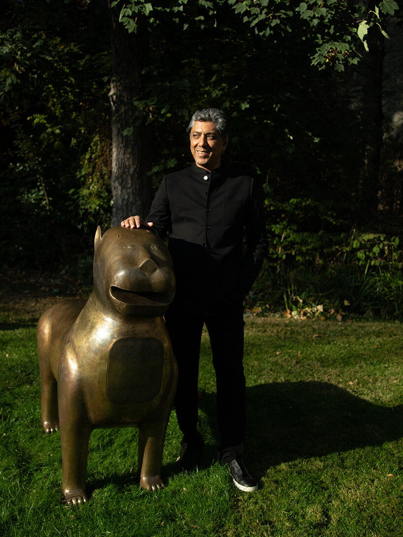 vikram goyal turns india's ancient animal fables into a scented landscape in paris