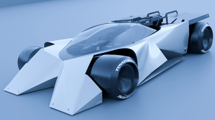 coche de carreras experimental vintage