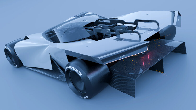 coche de carreras experimental vintage