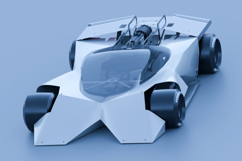 coche de carreras experimental vintage